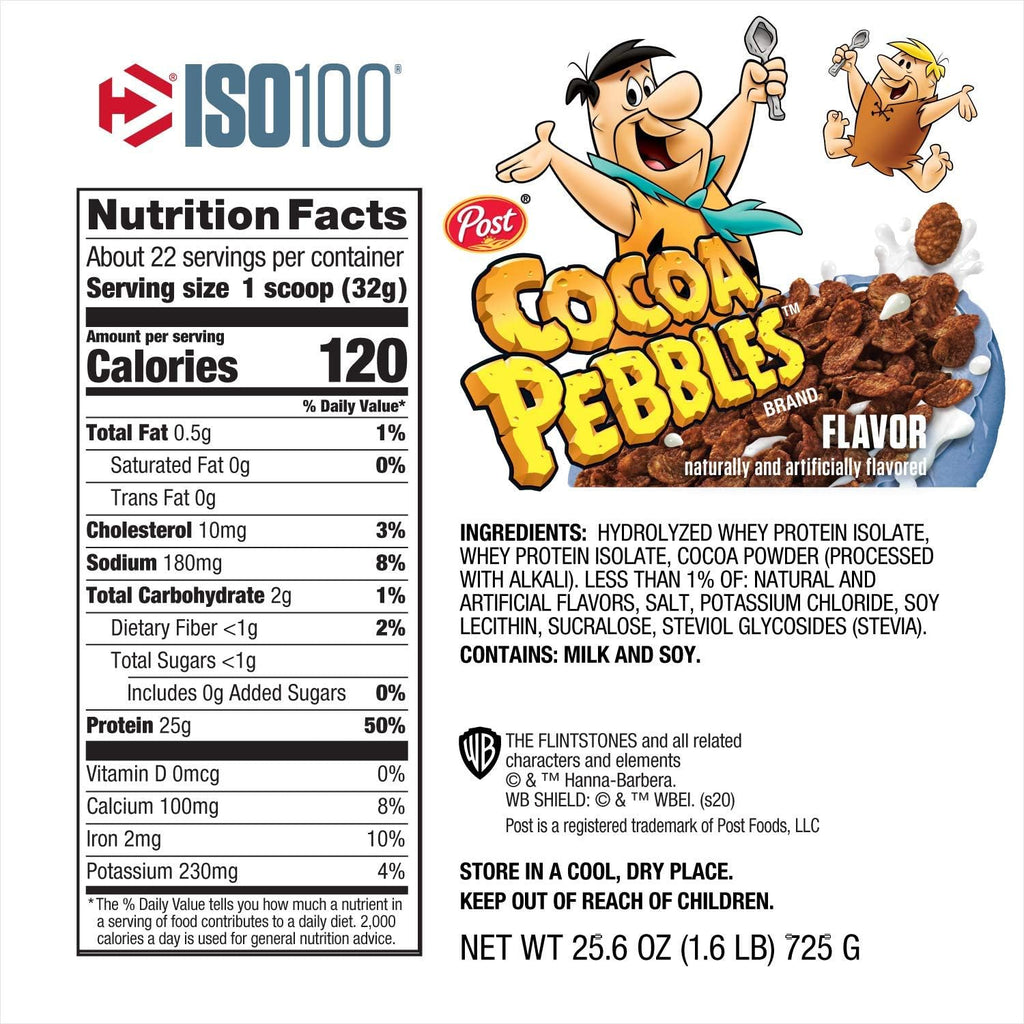 Hydrolyzed 100 Whey Protein Isolate Cocoa Pebbles (1.4 Lbs. / 20 Servings) T8559