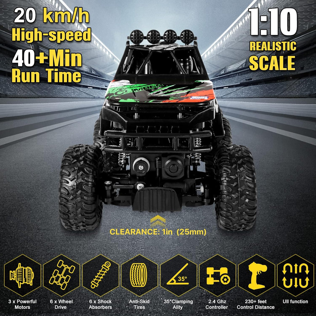 2.4Ghz 6x6 Off-Road Remote Control Monster Truck W613906