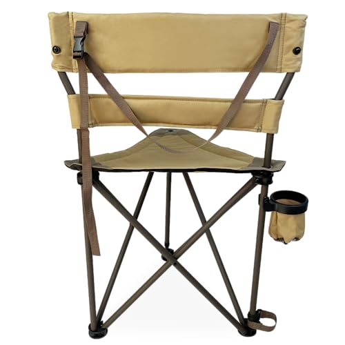 Black Tripod Hunting Stool with Steel Frame G44642