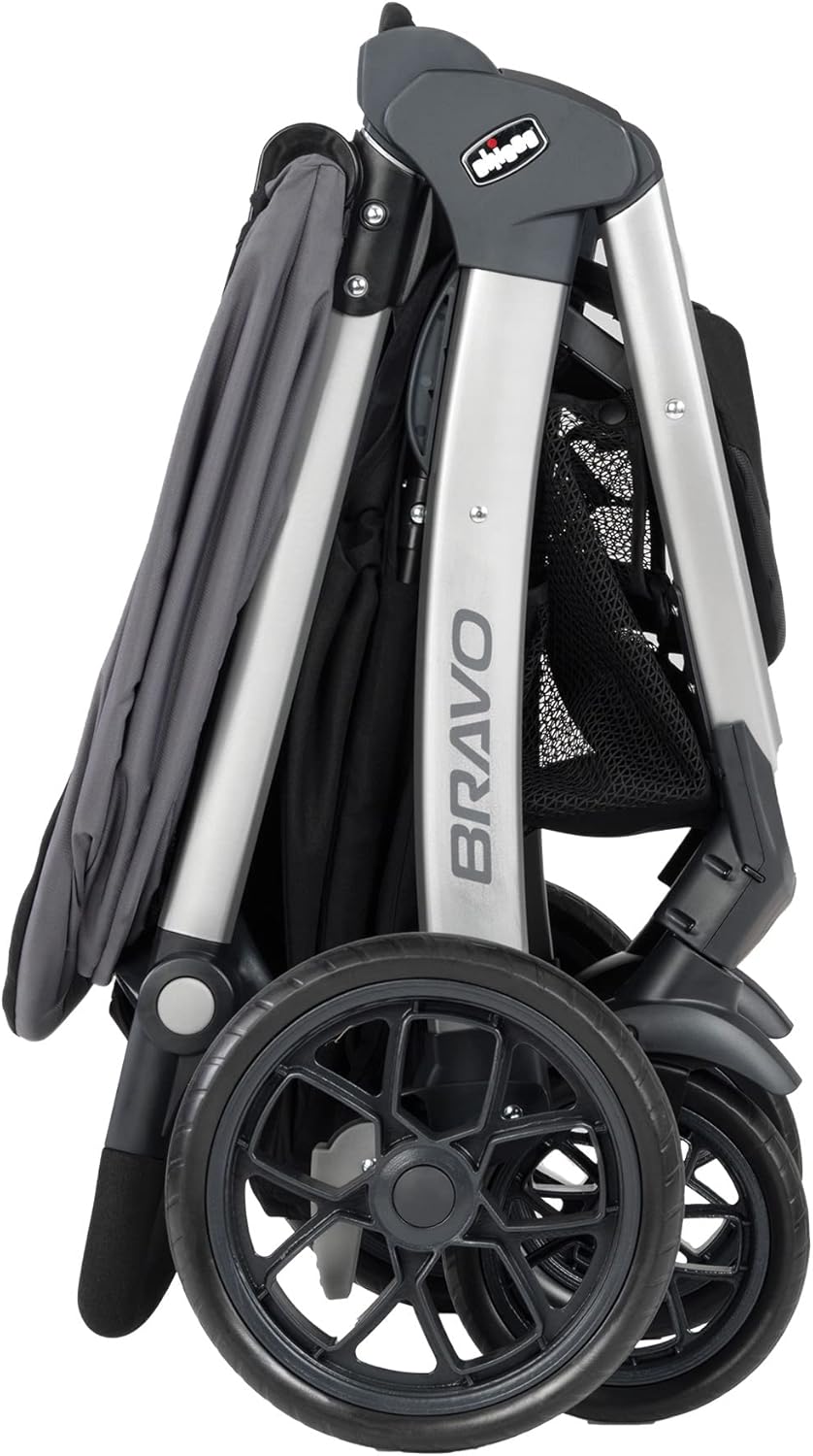 3-in-1 Travel System Stroller with Infant Car Seat and Base, Camden/Black & Grey V8670