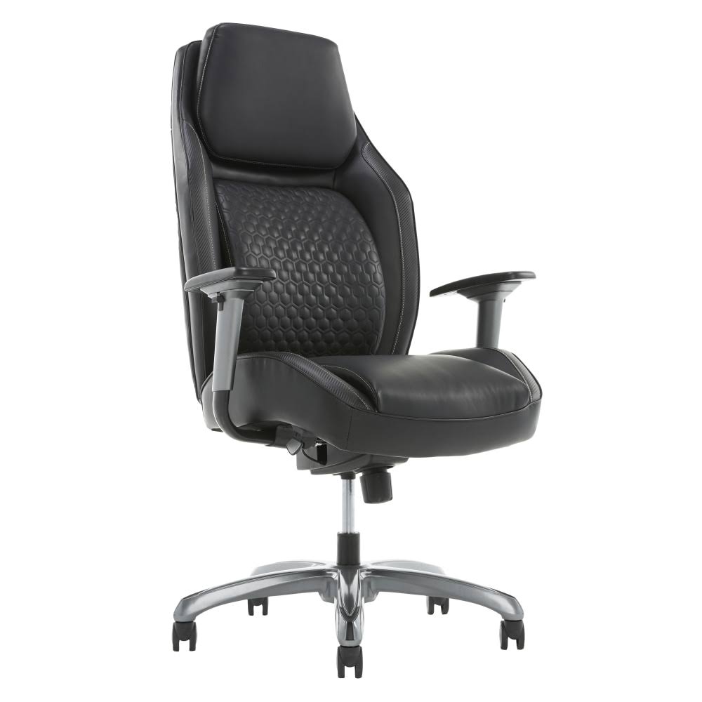 Black Bonded Leather High-Back Executive Chair R9681