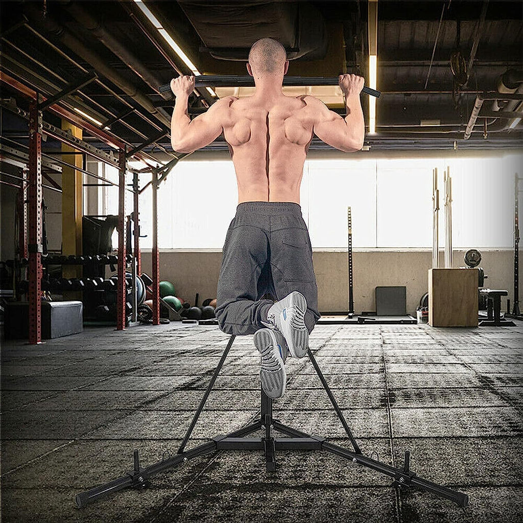 Heavy Bag Stand Folding Boxing Stand with Pull Up Bar Portable Sandbag Rack Free Standing Punching Bag Stand L315172