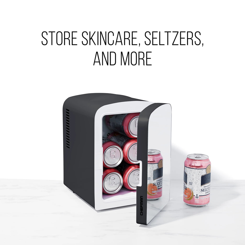 Pink Portable 4L Mini Fridge with Heating and Cooling B965