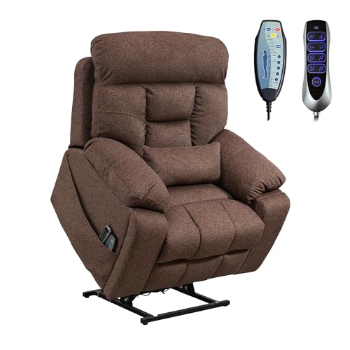 Oversized Power Lift Recliner Chair with Heat and Massage I56609