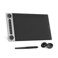 Bluetooth Wireless Graphics Drawing Tablet with Dual Dials Battery-Free Stylus G637440