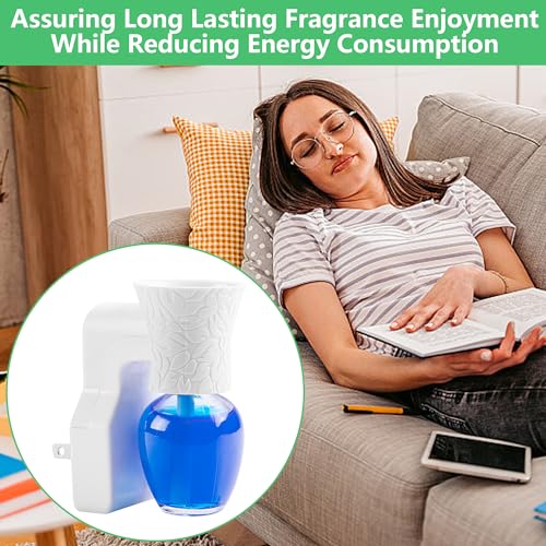 2 Pack Wall Fragrance Oil Plug in Diffuser with 2 Empty Bottles D88347
