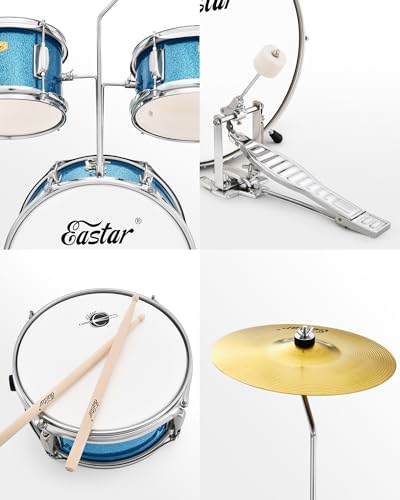 3-Piece 14 inch Junior Drum Set with Bass Tom Snare Drum M73938