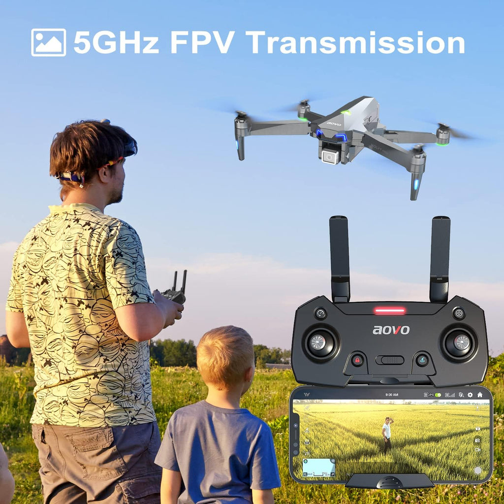 4K Drone with Camera, 30 Minutes Flight Time, GPS Return Home, Brushless Motor I359