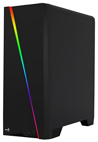 Black Mid Tower with Acrylic Side Window T37746