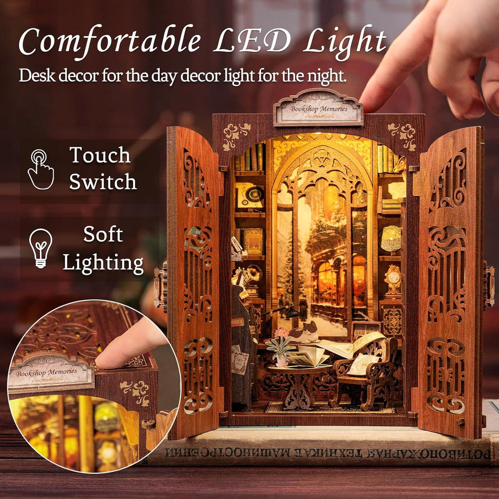 3D Wooden Puzzle Book Nook Kit L1471