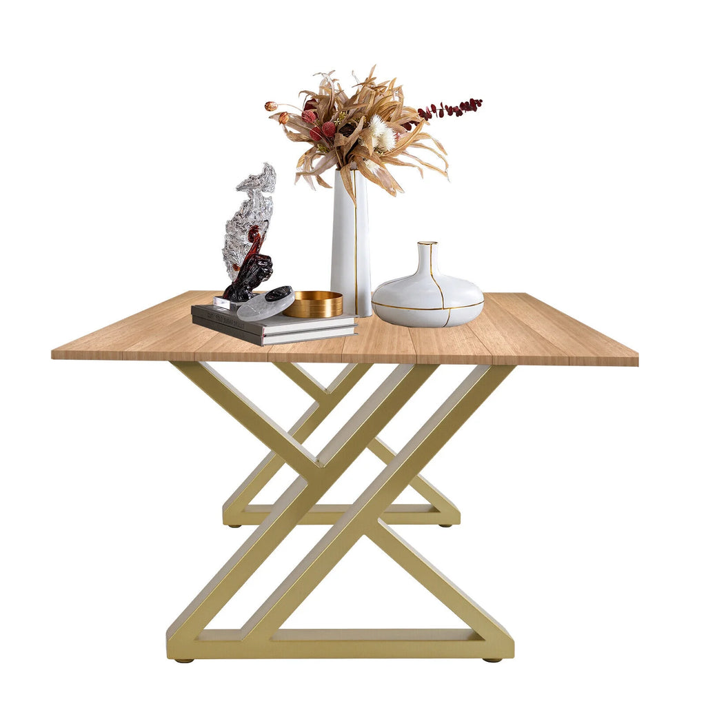 16" Metal Table Legs Gold Steel J456392