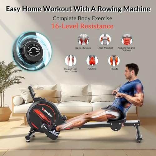Magnetic Rower Machine with LCD Monitor E95111