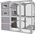 77 Inch 4 Tier Cat Enclosure U155