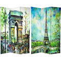 6 ft. Tall Double Sided 3 Panel Room Divider P575754