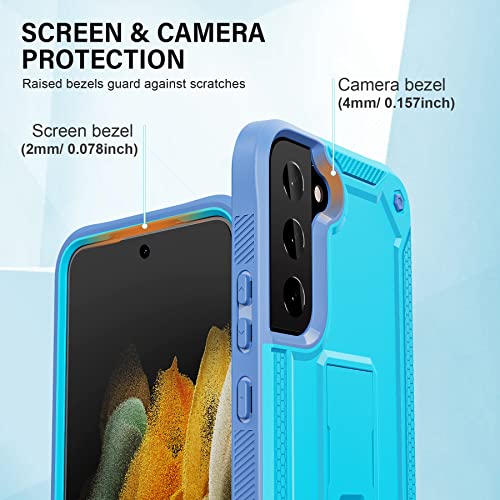Black Rugged Shockproof Case with Kickstand for Samsung Galaxy S23 Ultra H406