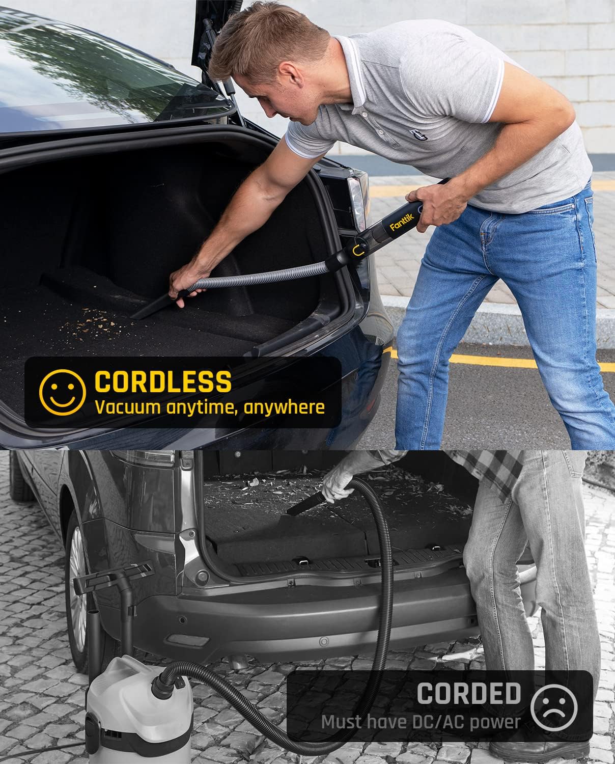 Cordless Car Vacuum & Cordless Screwdriver U7768