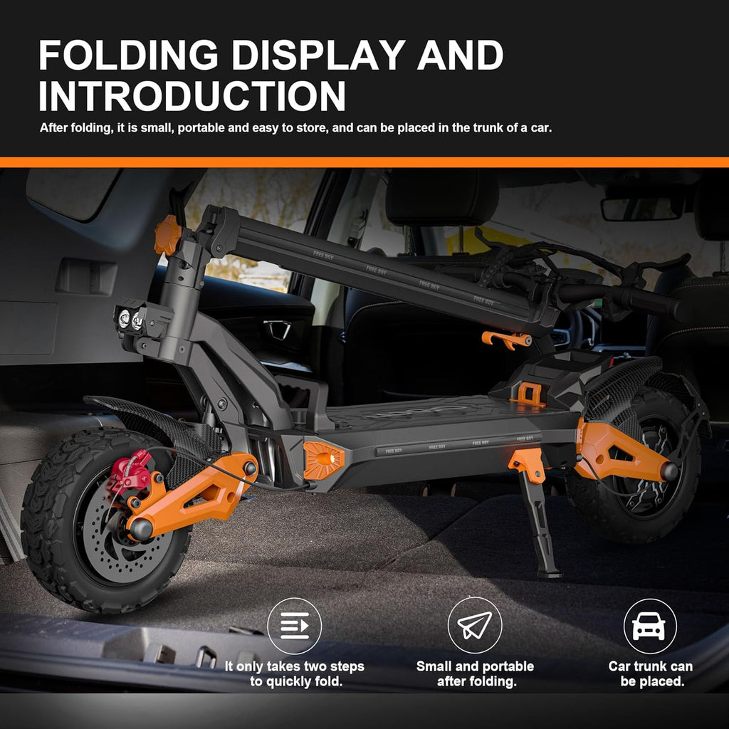Electric Scooter with 3600W Motors 60V/30AH Battery 11 Inches Off Road Tires Z81622