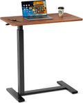 Standing Rolling Desk Adjustable Height with Wheels Q816