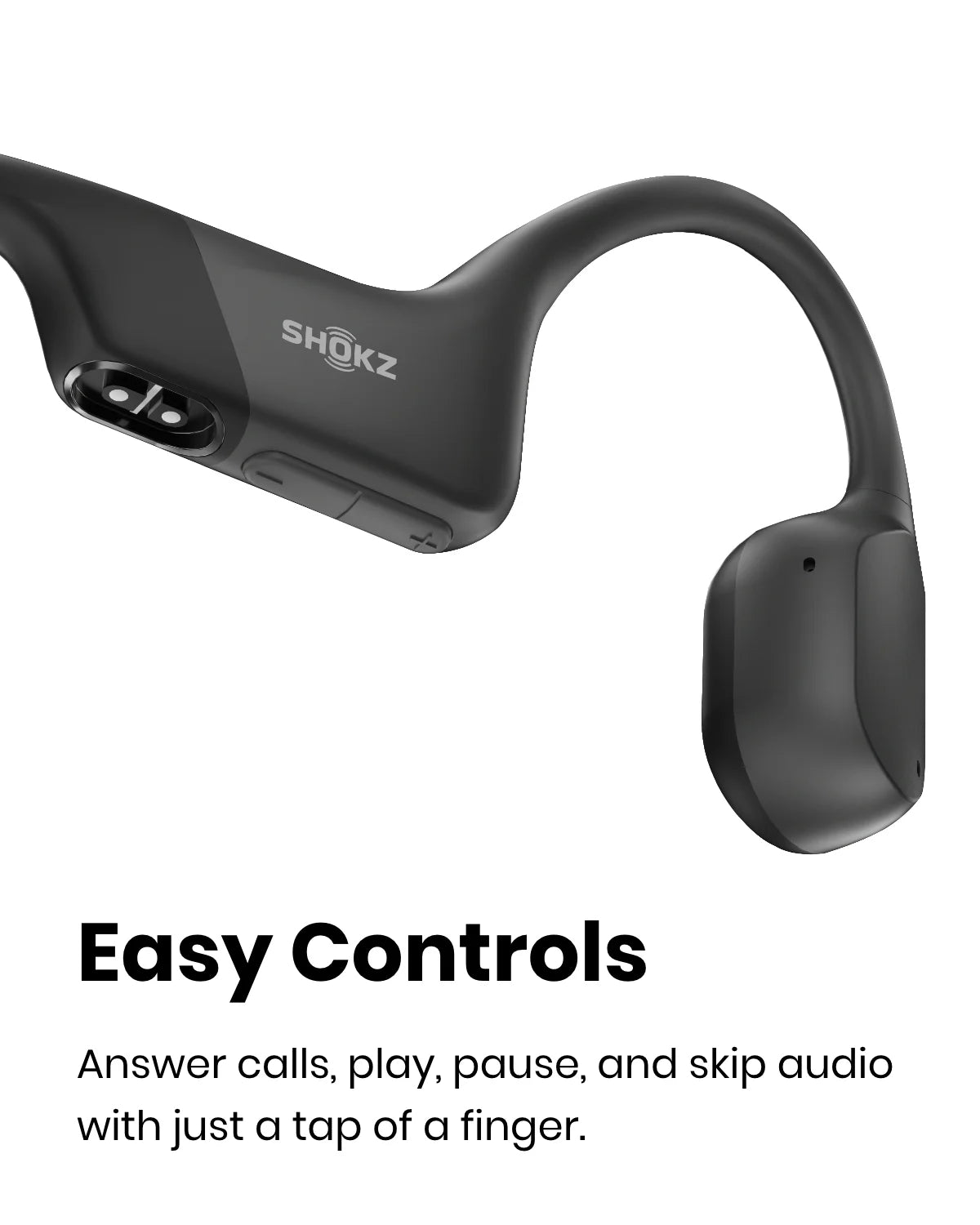 Black Bone Conduction Waterproof Bluetooth Headphones I15618