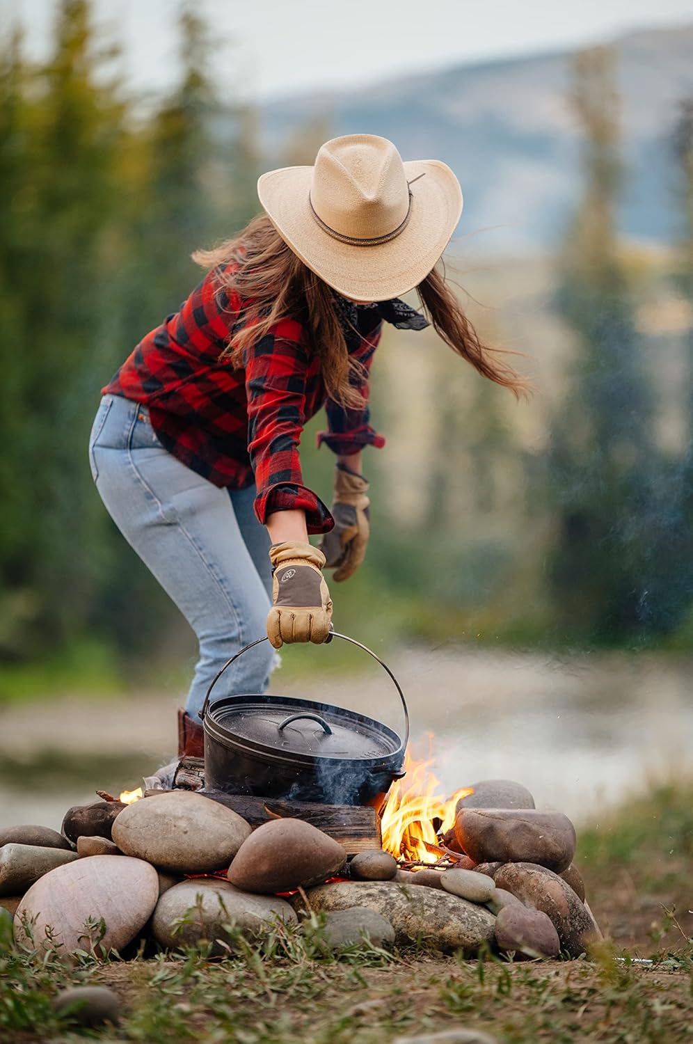 12" Deep Camp Dutch Oven, Black I797918