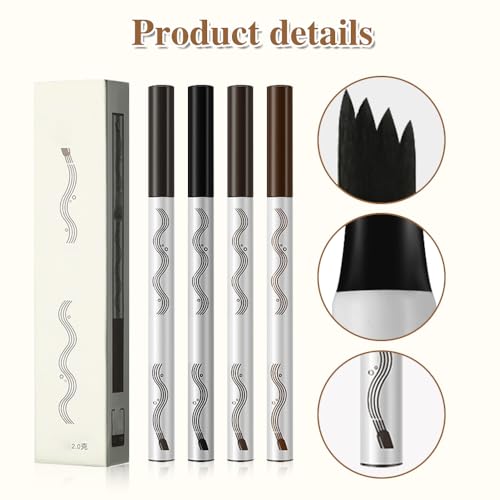 4 Tip Microblade Brow Pen (Light Brown) M4655