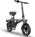 Folding Electric Bike, Magnesium Alloy 500W 48V 12.8Ah Removable Battery, 20'' Dual Suspension 7-Speed S358