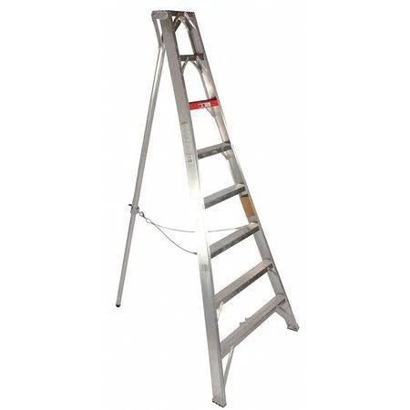 11 ft. Aluminum Tripod Orchard Stepladder F127353