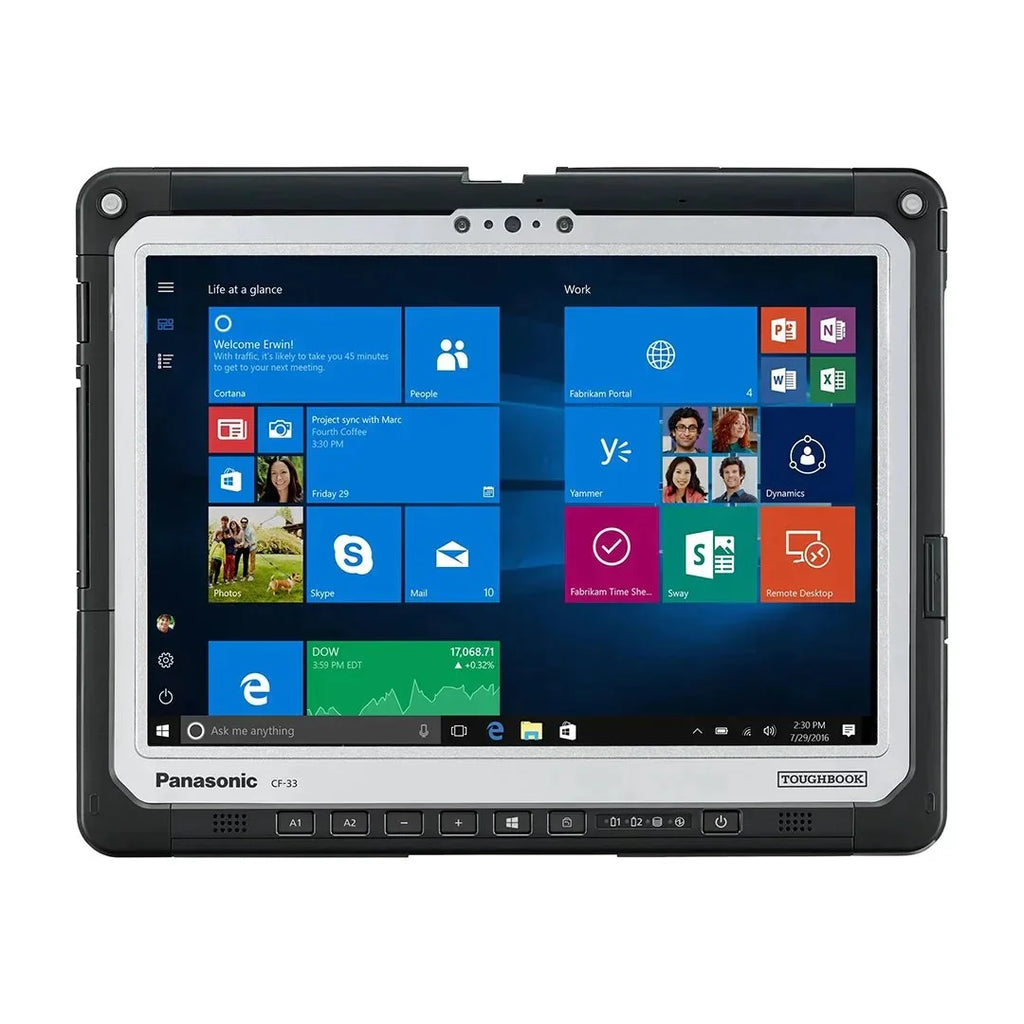 12" QHD Fully Rugged 2-in-1 Laptop, Intel Core i5-7300U, 16GB, 512GB SSD, Windows 10 Pro U942