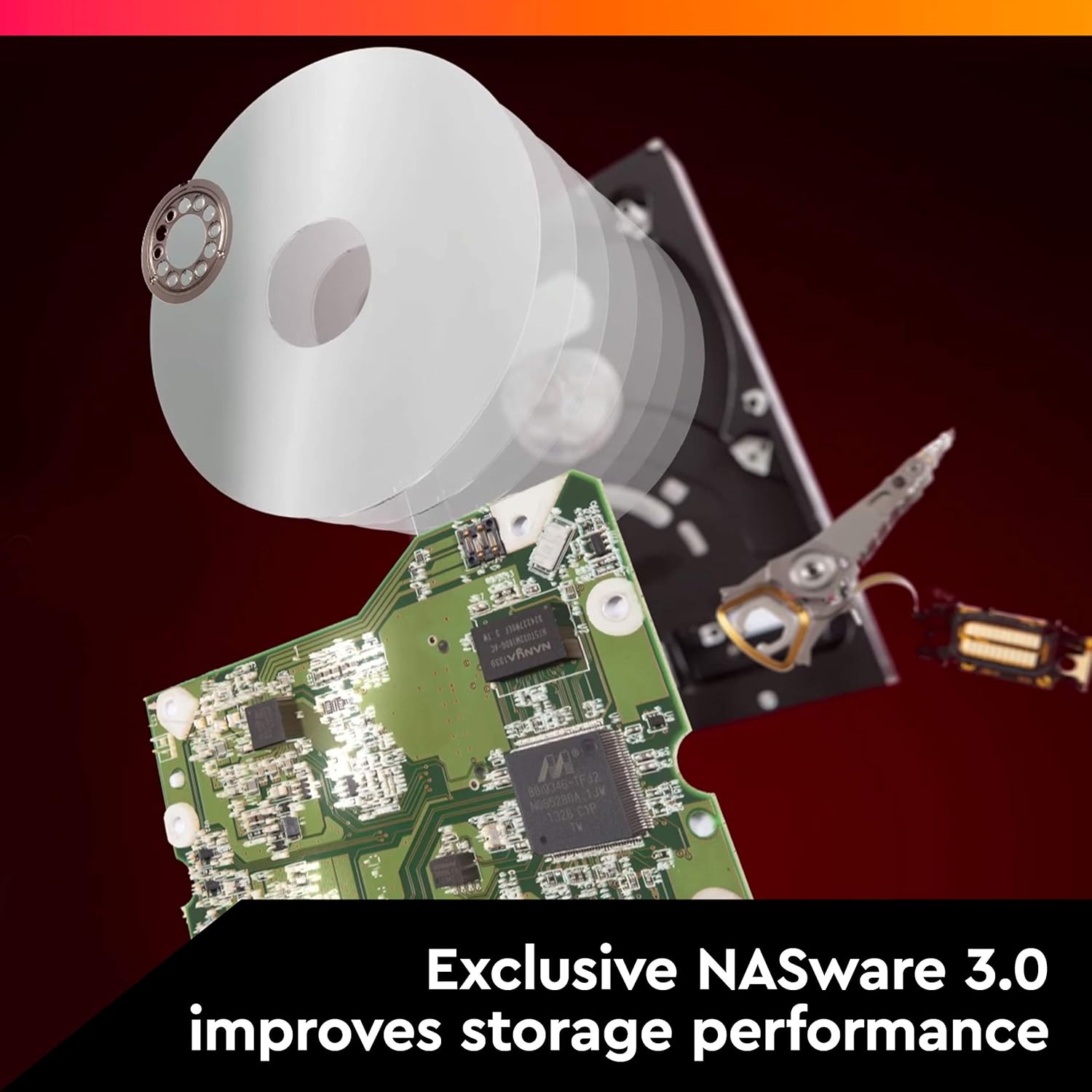 12TB NAS Internal Hard Drive HDD - 7200 RPM, SATA 6 GB/s, CMR, 512 MB Cache, 3.5 K43128
