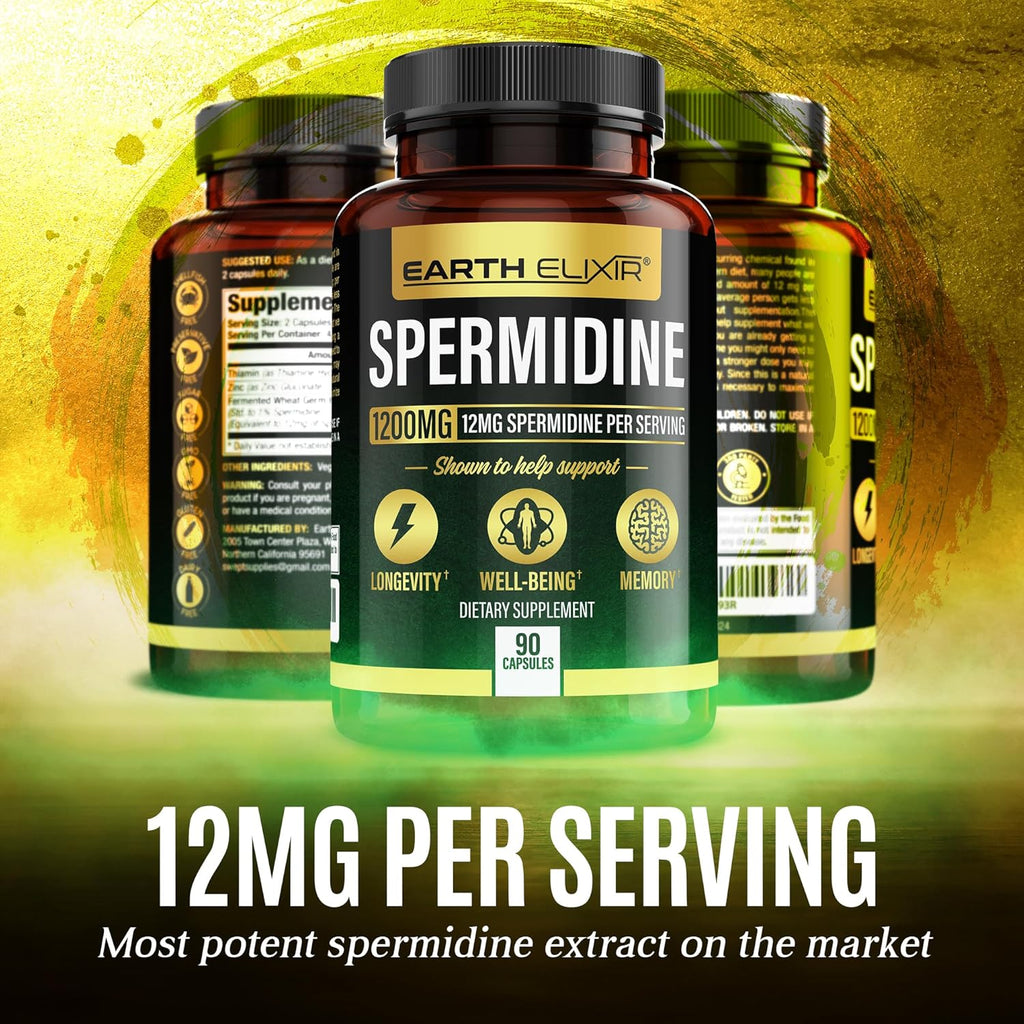 90 Capsules Spermidine Supplements 1200mg O468