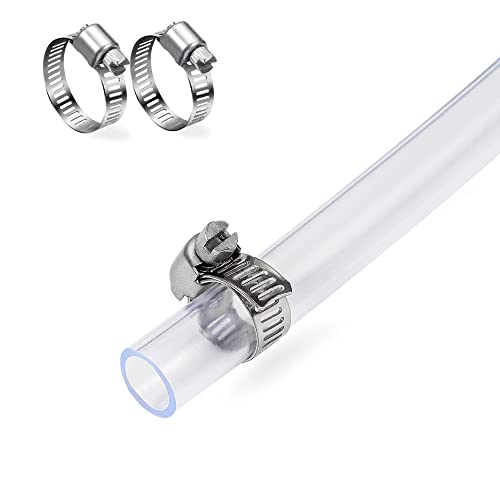Clear Tubing With 2 Stainless Clamps X5884