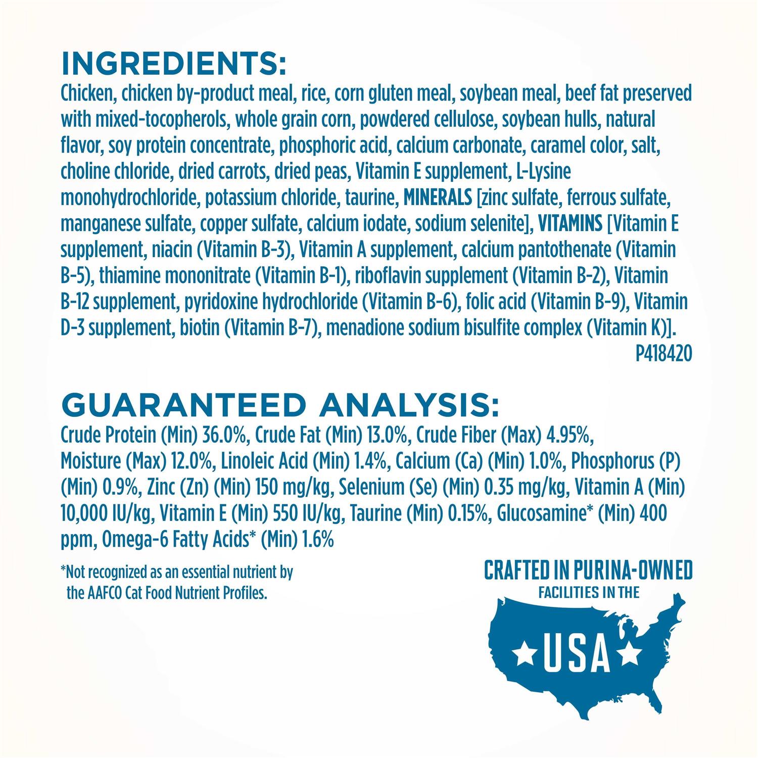 High Protein Natural Senior Dry Cat Food F1754