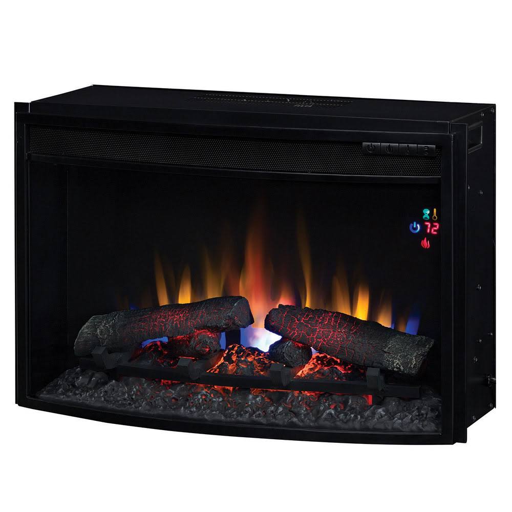 25x22 Curved Electric Fireplace Insert V793