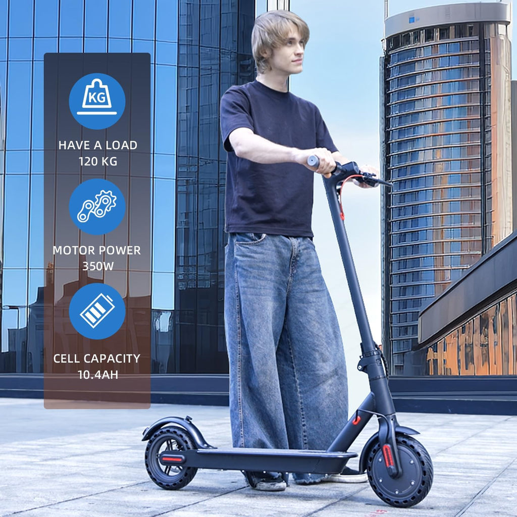 Electric Scooter with 8.5'' Tires, 350-500W Motor, 20/28 MPH Speed A313