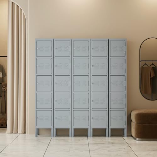 66" Tall Steel Storage Locker with 3 Doors F931892