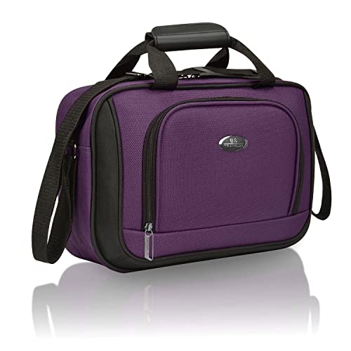 Purple Expandable Carry-on Luggage Set N794