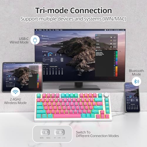 Wireless Creamy Mechanical Keyboard V517851