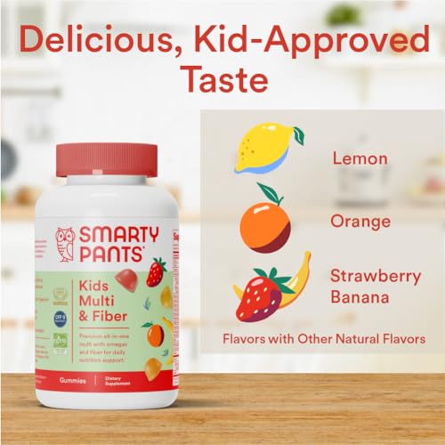 90 Count Kids Multivitamin Gummies with Fiber Z668