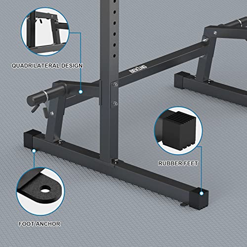 Power Rack Squat Rack Cage with Pull Up Bar J455470