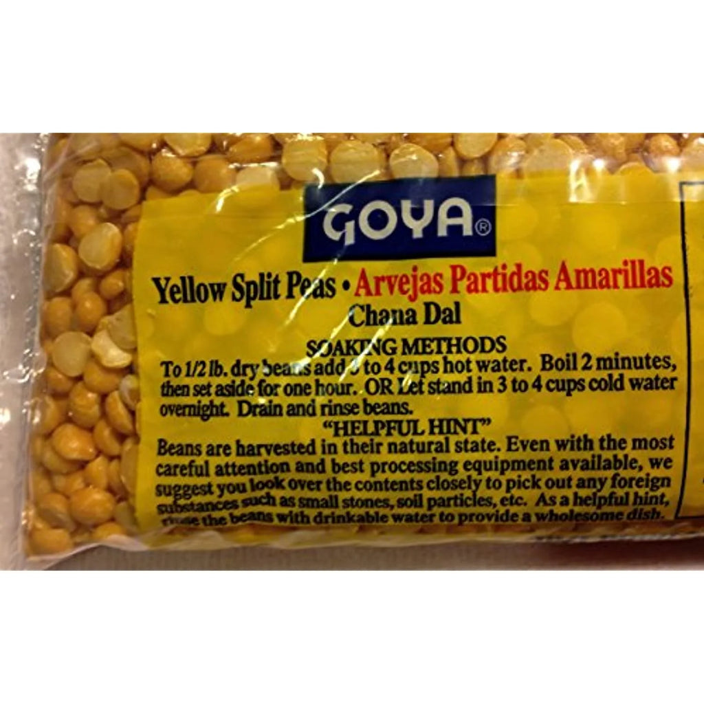 Dried Yellow Split Peas - Four 1 Lb Bags G9523