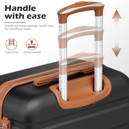 4 Piece Hardshell Spinner Suitcase Set with TSA Lock Z939967