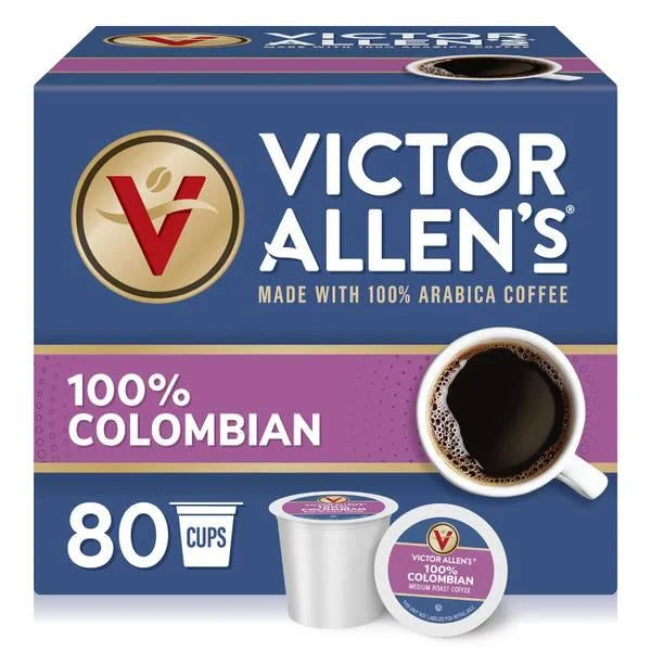 80-Count 100% Colombian Single Serve Coffee Pods W53633