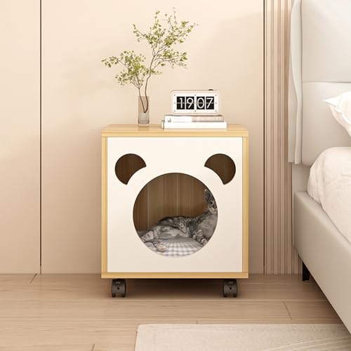 Cat House Side Table with Drawers B269
