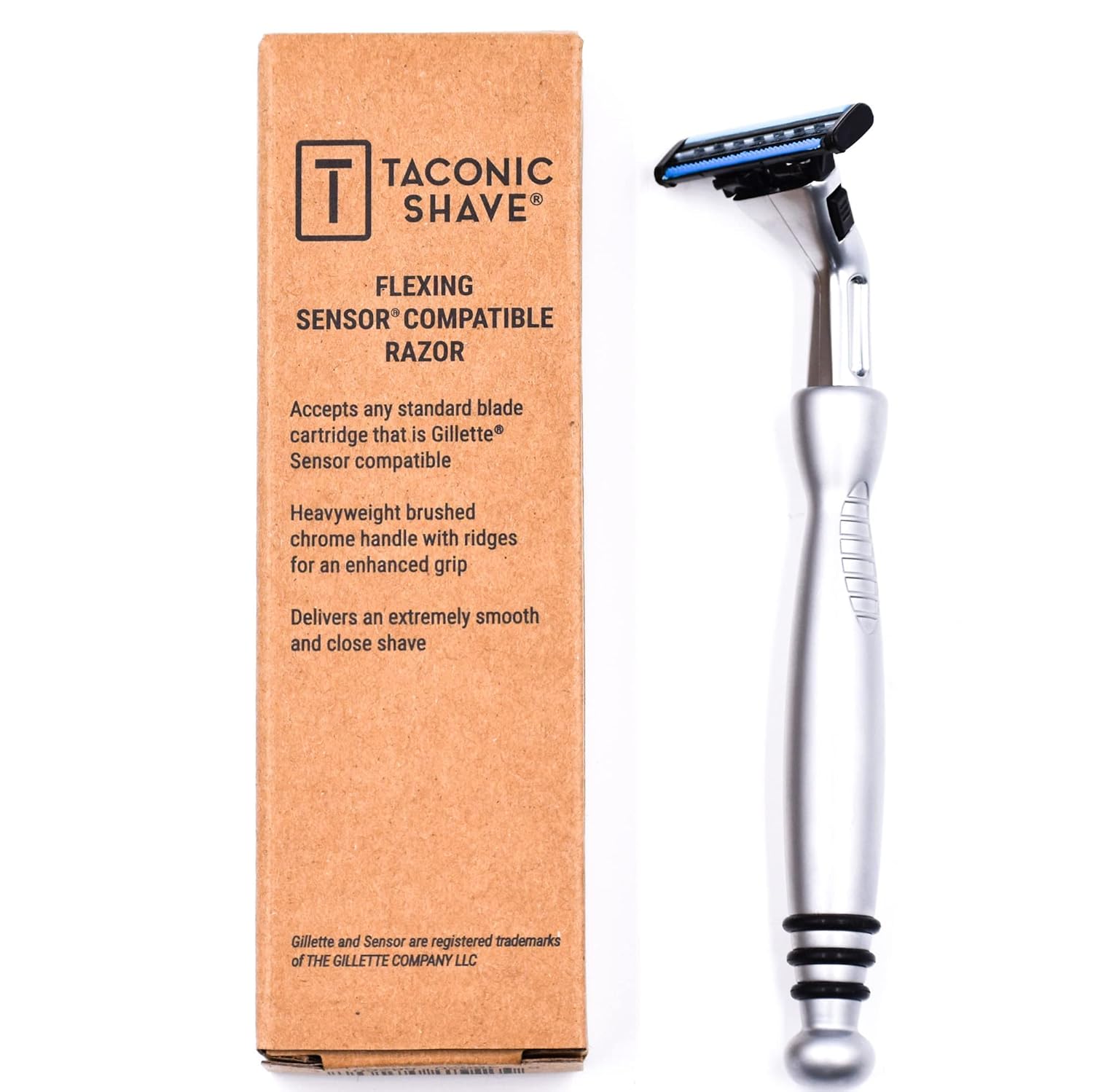 Heavyweight Triple Blade Pivot Head Razor Q468571