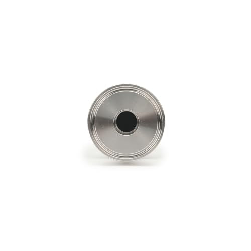 Tri-Clamp Stainless Steel 304 Diffusion Stone, 2 Micron Aeration Stone with 1/4" NPT CO2 inlet V564528