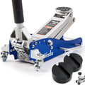 Low Profile 2 Ton Hydraulic Aluminum and Steel Floor Jack with Rubber Pads Z965547