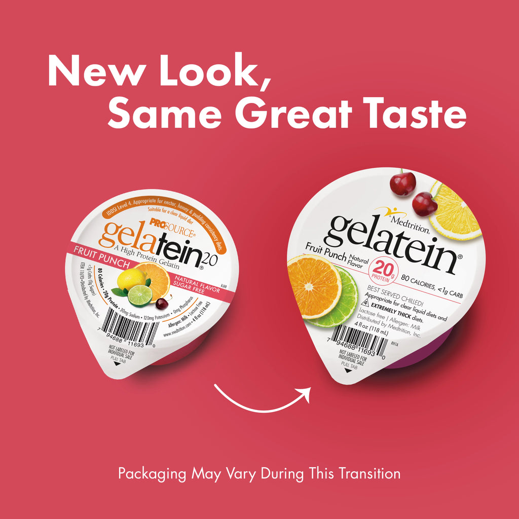 High Protein Sugar Free Fruit Punch Gelatin, 12 Servings Y468