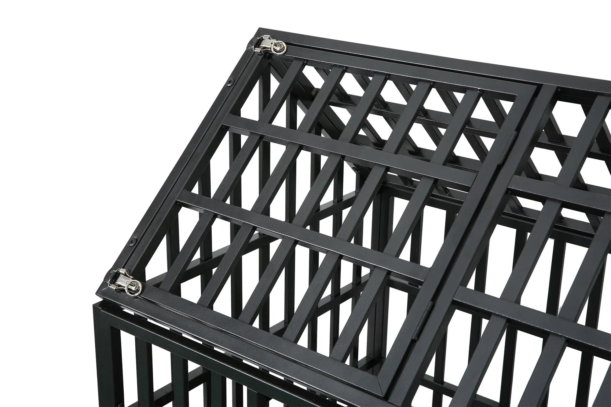 Heavy Duty Dog Cage Crate with Roof Q925971