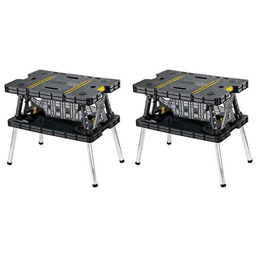 Folding Work Table with Clamps S804