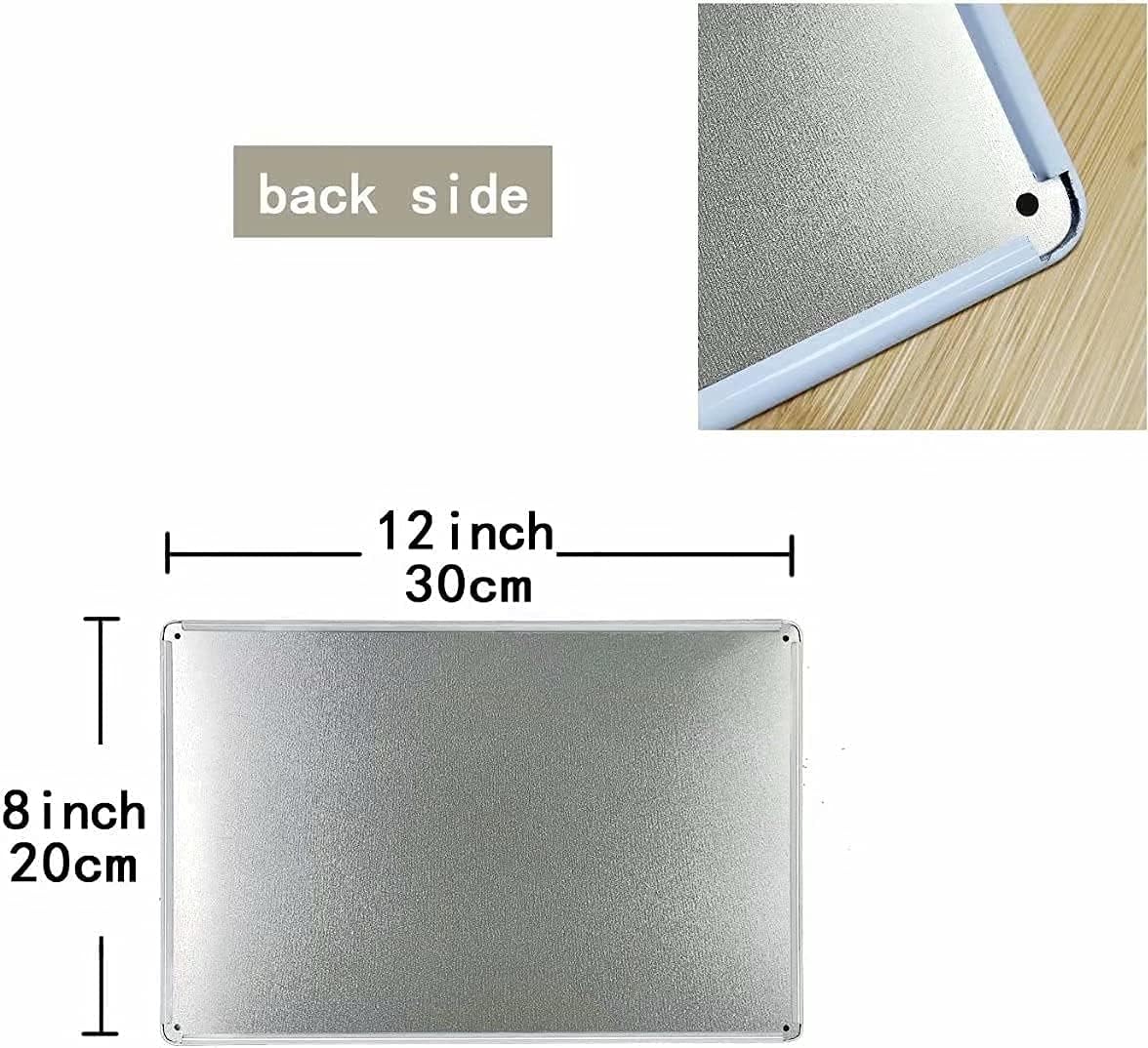 Metal Tin Sign 8 x 12 in M75577